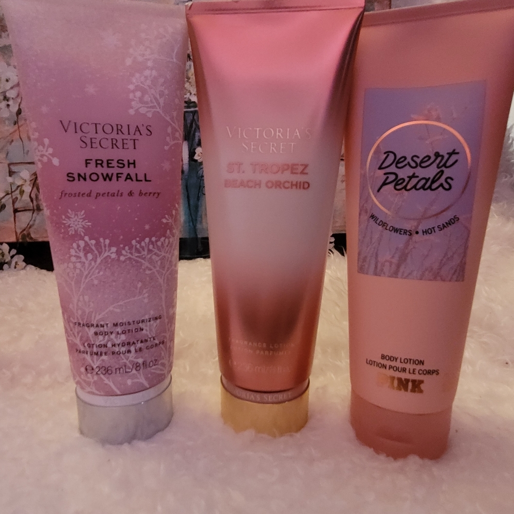 VICTORIA'S SECRET PINK BODY LOTIONS